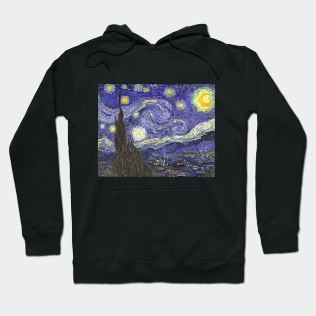 Starry Night by Vincent van Gogh Hoodie by MasterpieceCafe